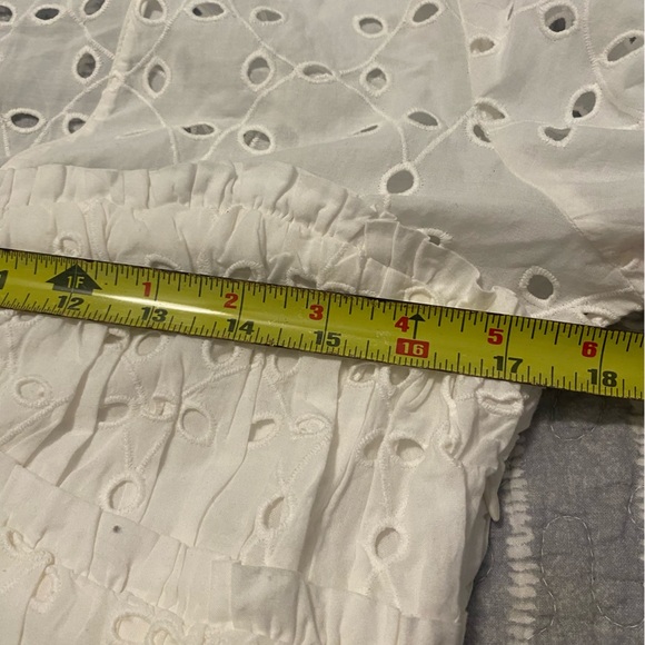 NWT Gianni Bini Katrina EYELET WHITE DRESS Sz M - Picture 5 of 7